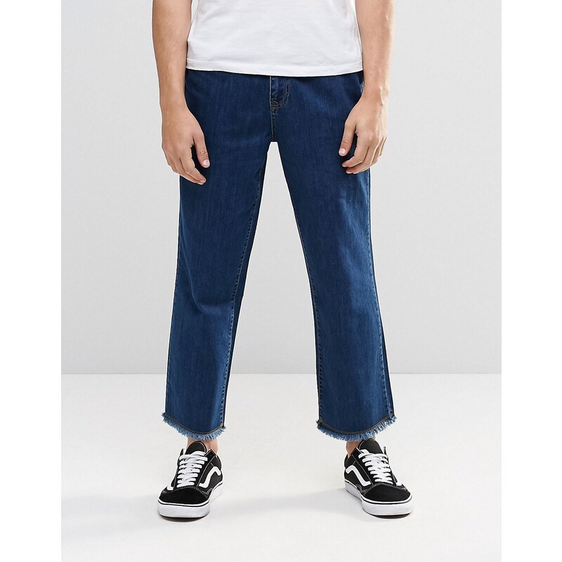 Brooklyn Supply Co - Jeans mit weitem Bein - Blau