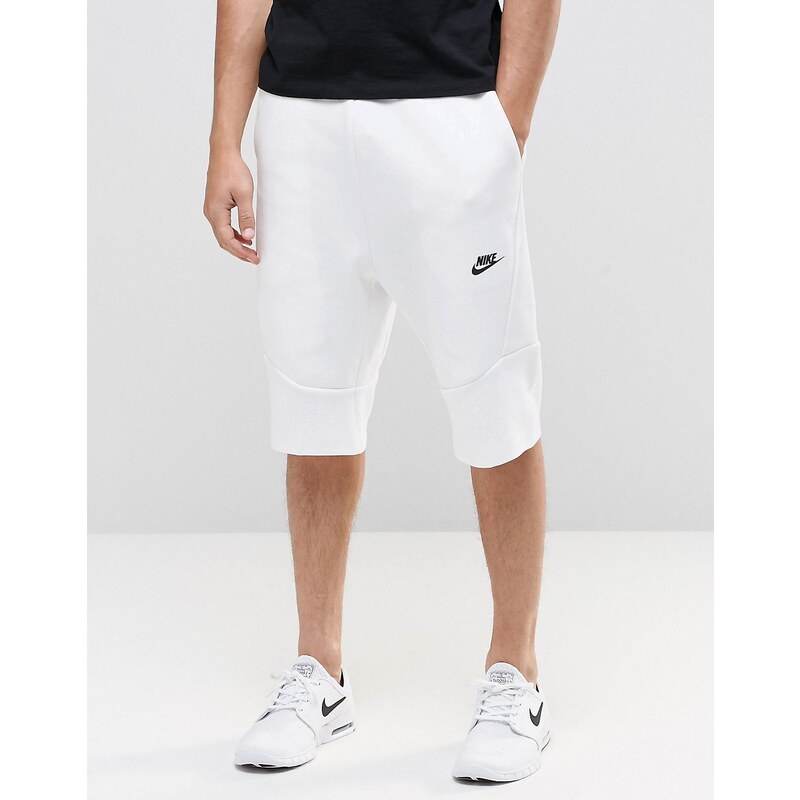 Nike - Tech - Weiße Fleece-Shorts, 727357-100 - Weiß
