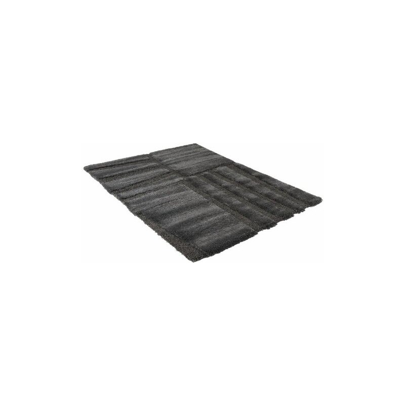 IMPRESSION Hochflor-Teppich Impression 1901 Höhe 50 mm gewebt grau 2 (B/L: 80x150 cm),4 (B/L: 160x230 cm),6 (B/L: 200x290 cm)
