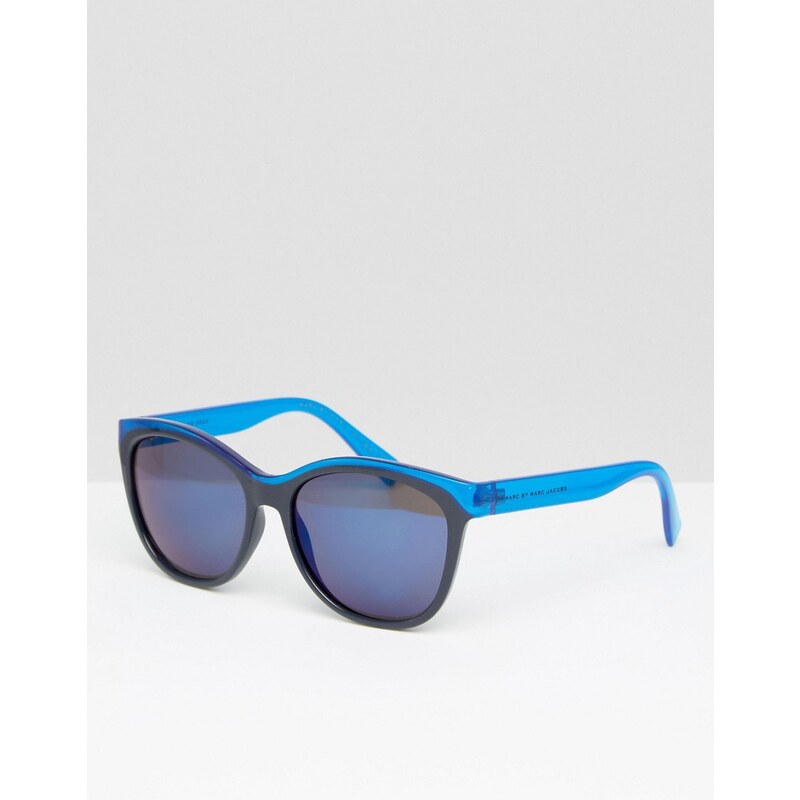 Marc By Marc Jacobs - Sonnenbrille mit verspiegelten Gläsern - Blau