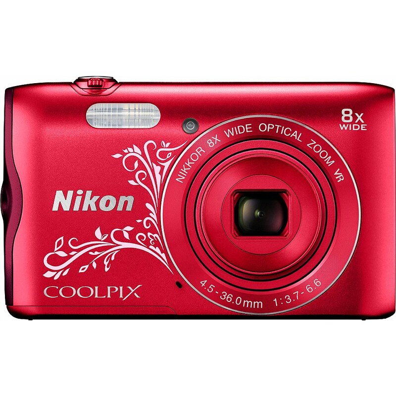 Nikon Coolpix A300 Kompakt Kamera, 20,1 Megapixel, 8x opt. Zoom, 6,7 cm (2,7 Zoll) Display