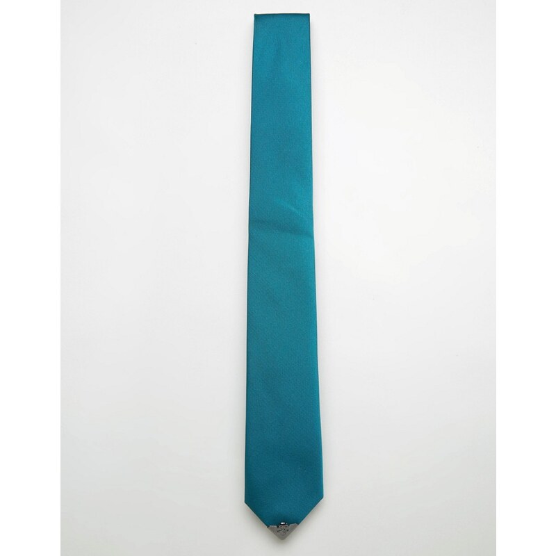 Noose & Monkey - Krawatte mit Metallspitze - Grün