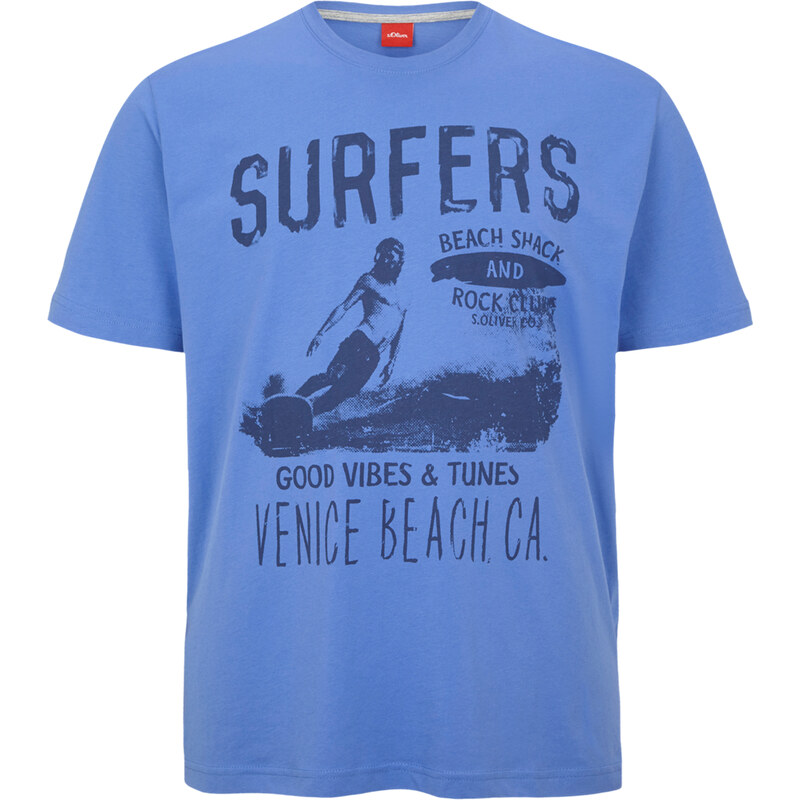 s.Oliver T-Shirt mit Surfer-Print