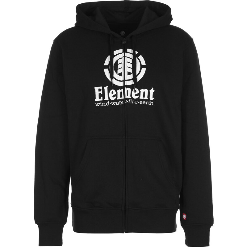 Element Vertical Hooded Sweat Zipper flint black