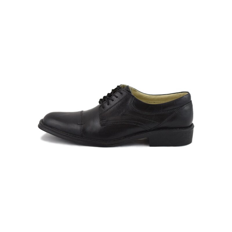 Lesara Herren-Business-Schuhe aus Leder - Schwarz - 41