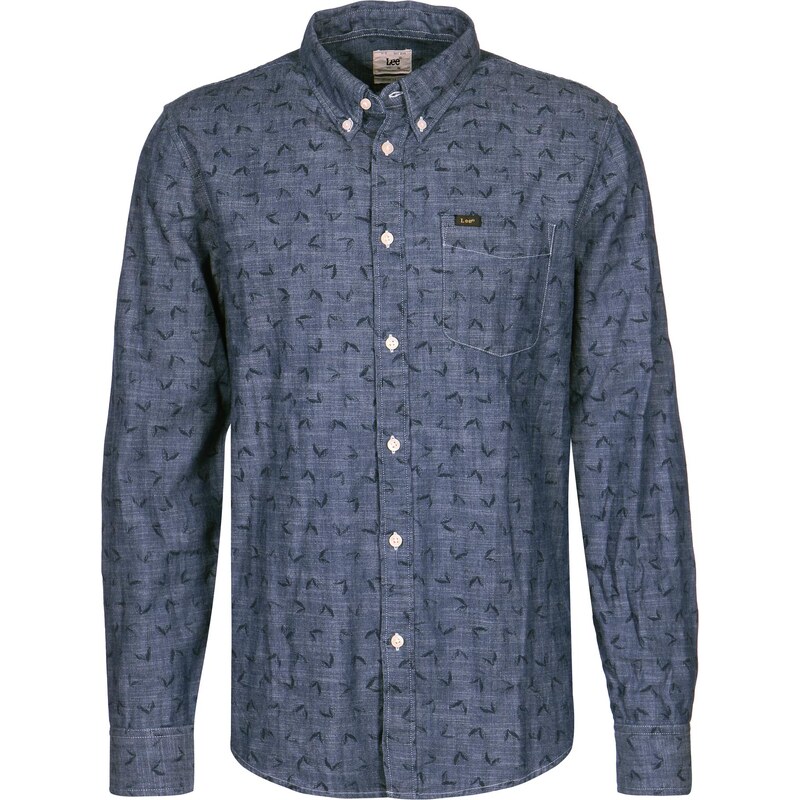 Lee Button Down Langarmhemd bright navy