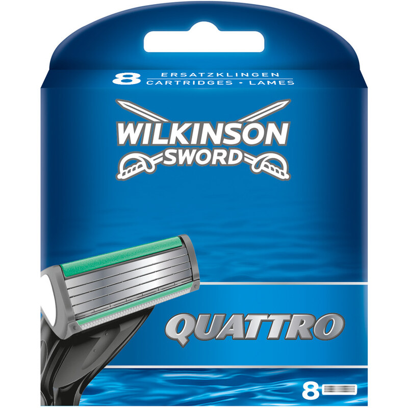 Wilkinson Klingen 8er Pack Rasierklingen Quattro 1 Stück