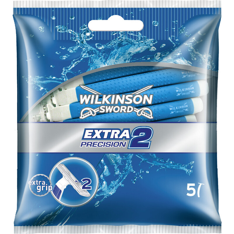 Wilkinson Extra 2 Precision Rasierer 5er Pack mit extra grip Einwegrasierer 1 Stück