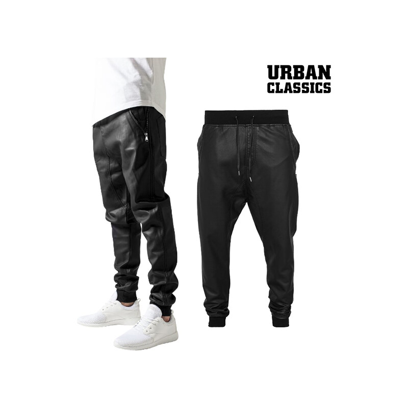 Urban Classics Joggerpants im Leder-Look - L