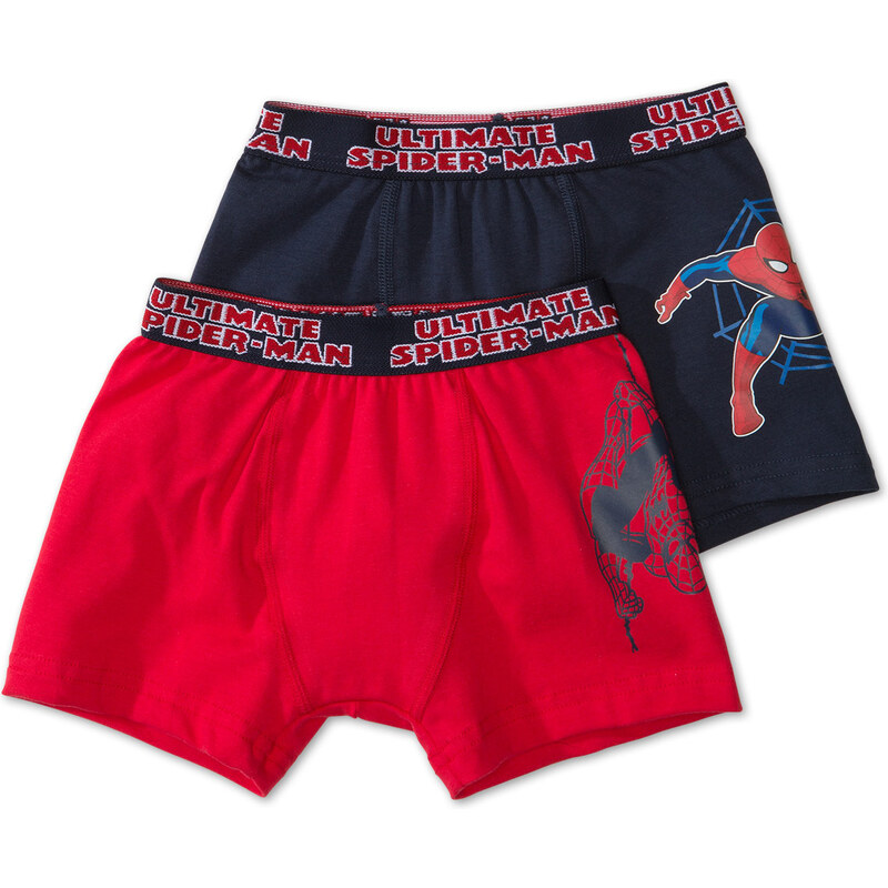C&A 2er Pack Spider-Man Baumwoll-Boxershorts in Rot