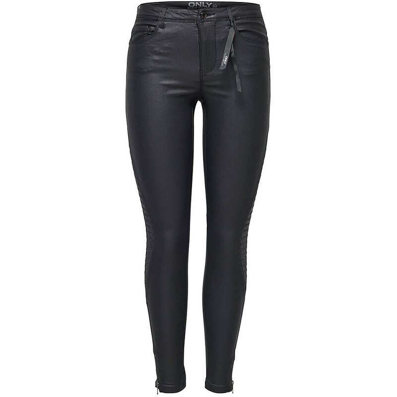 Only Royal reg coated ankle Skinny Fit Jeans