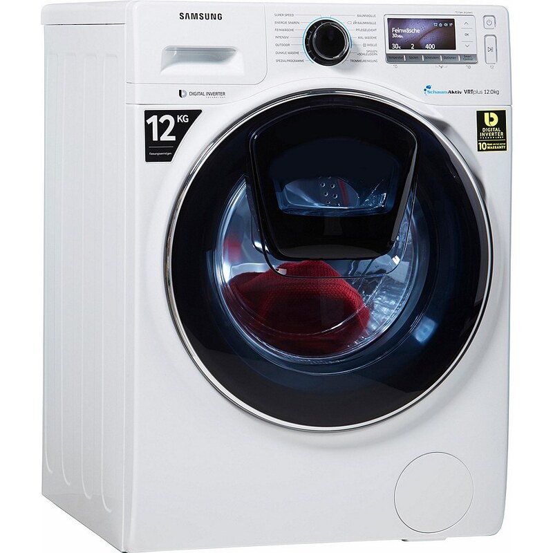 Samsung Waschmaschine WW12K8402OW/EG, A+++, 12 kg, 1400 U/Min