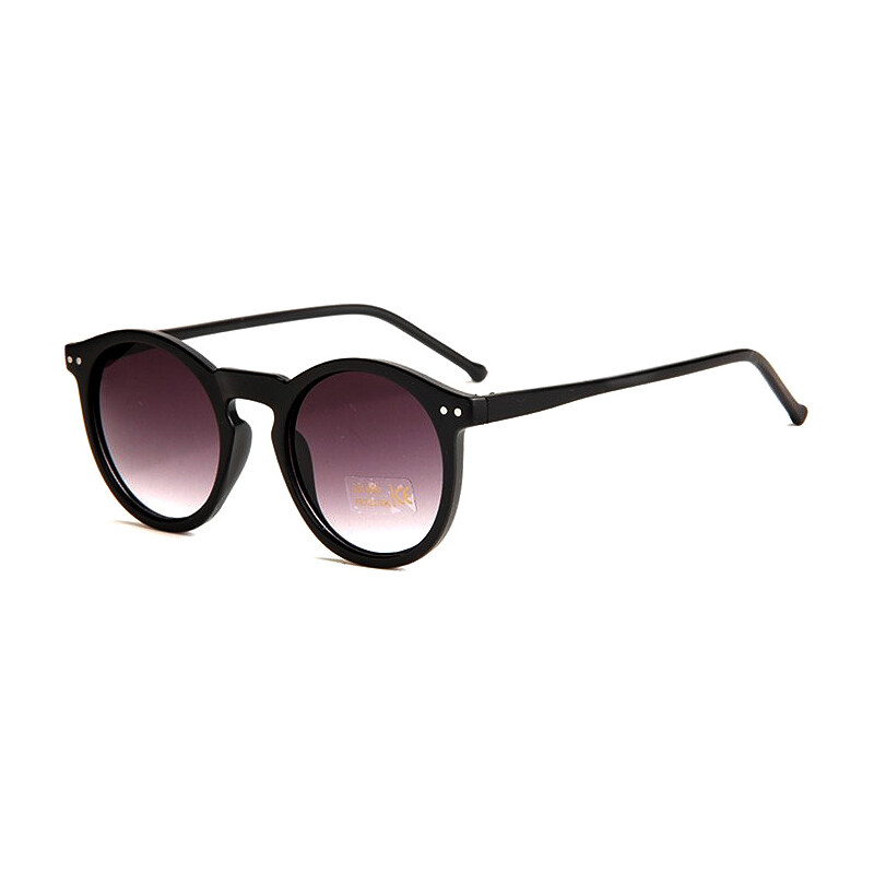 Lesara Damen-Sonnenbrille rund - Schwarz