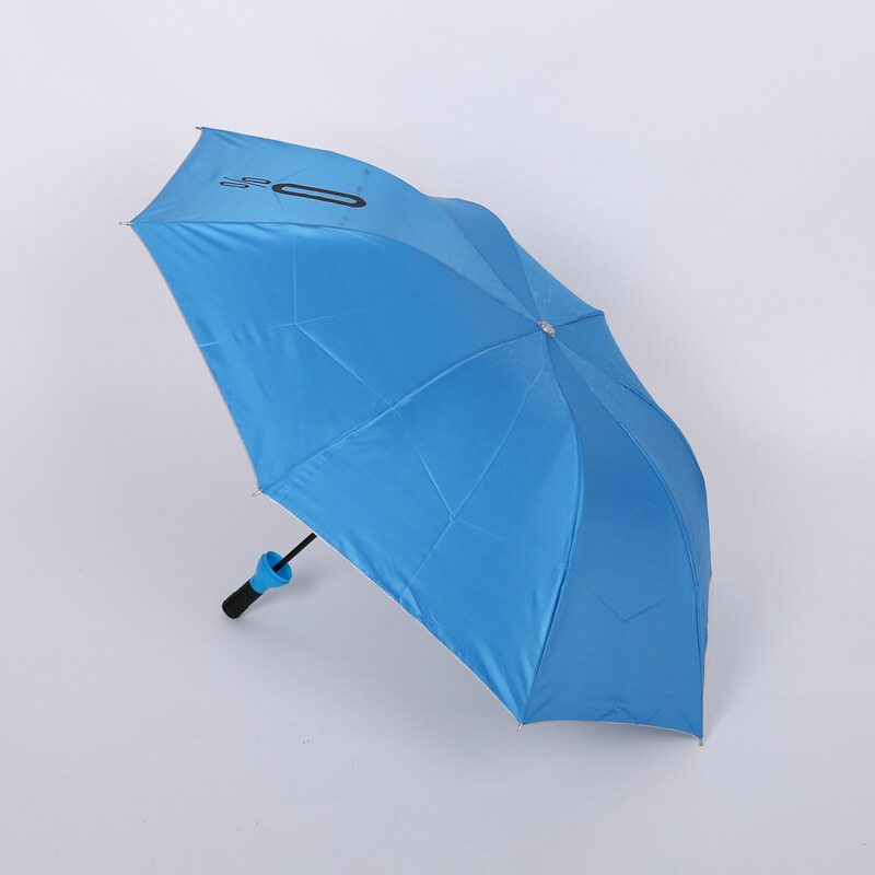 Lesara Regenschirm im Flaschen-Design - Blau