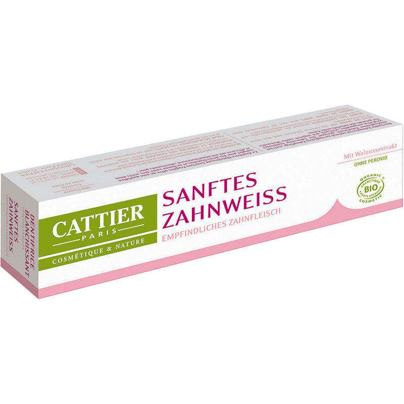Cattier Sanftes Zahnweiß Zahnbleichmittel 75 ml