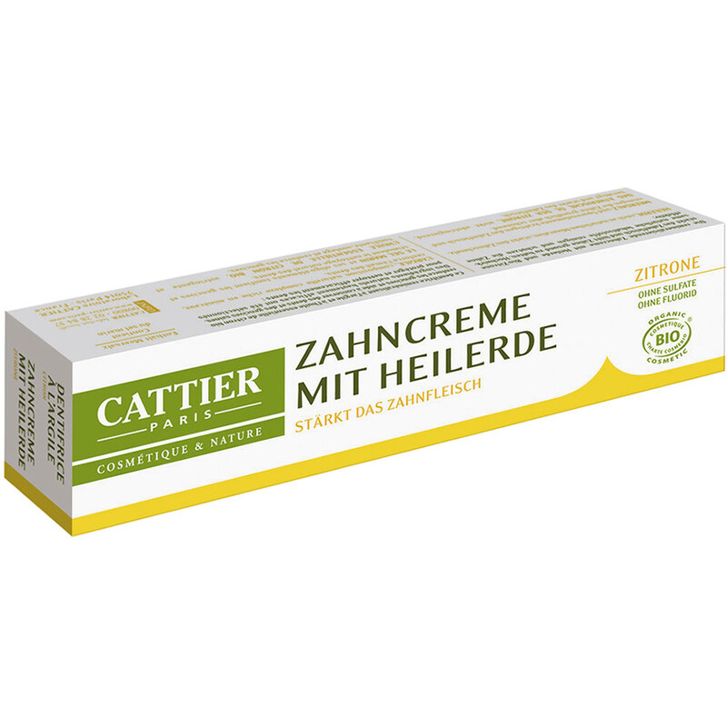 Cattier Heilerde Zitrone Zahncreme 75 ml