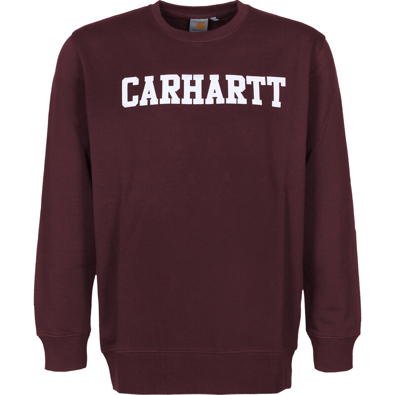 Carhartt Wip College Sweater chianti/white