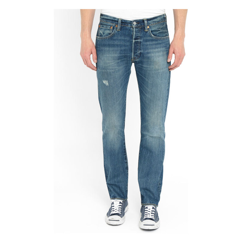 LEVI'S Jeans 501 Pr in Bohemian Used Blau