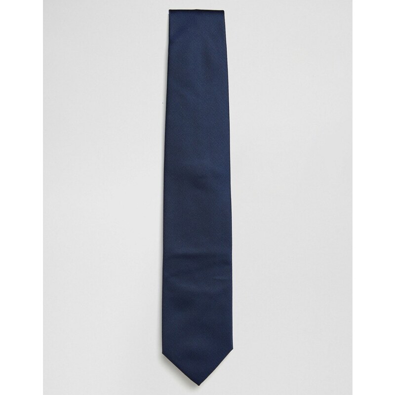 ASOS - Krawatte in dunklem Marineblau - Marineblau