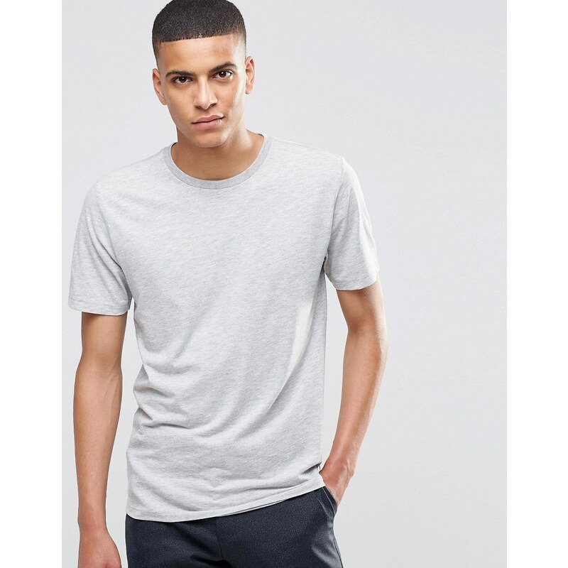 Reiss - T-Shirt mit Rundhalsausschnitt - Grau