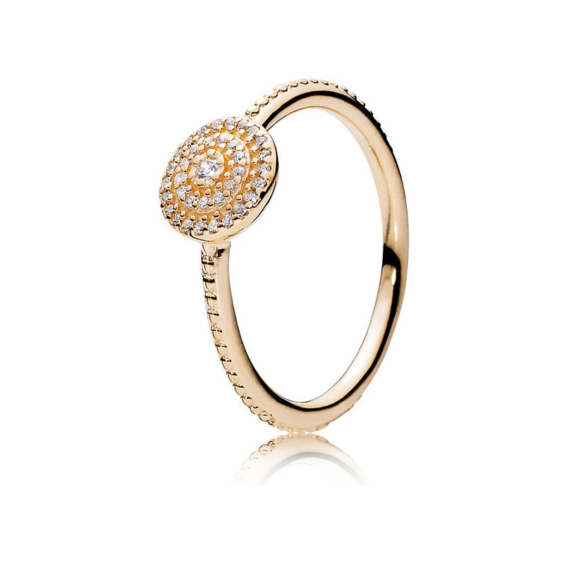 Pandora Damen Ring Strahlende Eleganz Gold 48 150184CZ-48