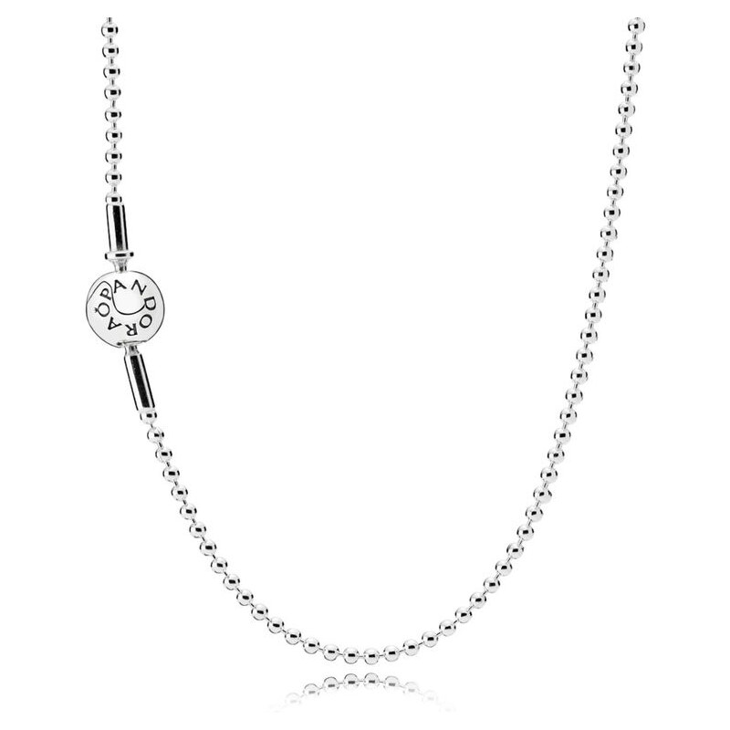 Pandora ESSENCE Damenkette für Charms Kugelverschluss Silber 80 cm 596005-80