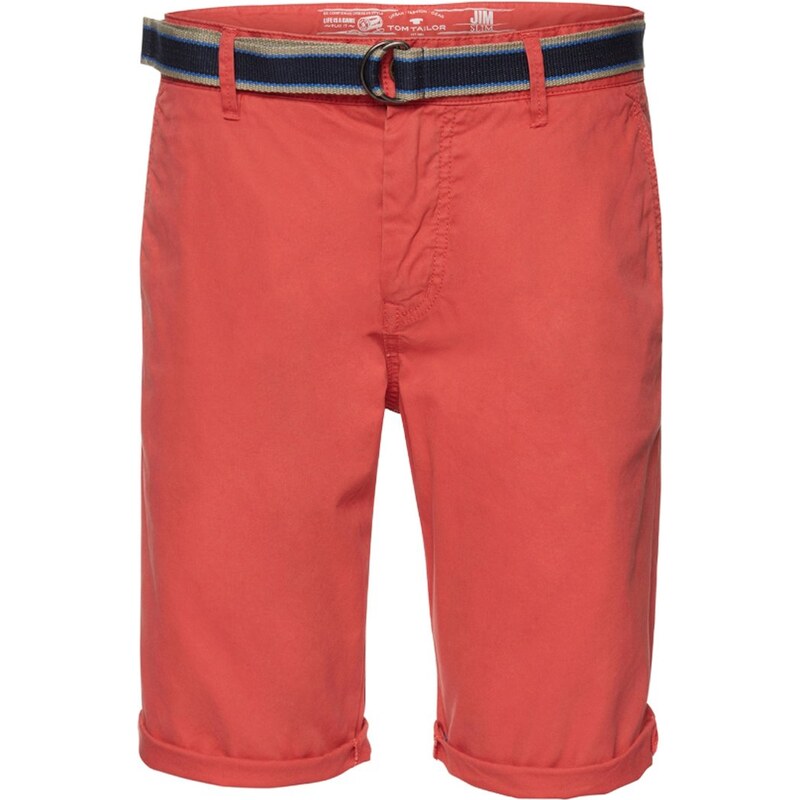 TOM TAILOR Shorts dusty mineral red