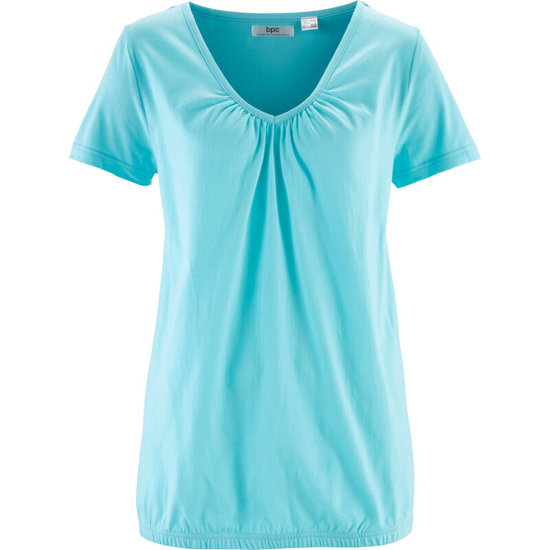 bpc bonprix collection Kurzarm-Shirt in blau für Damen von bonprix