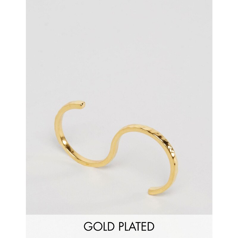 Gorjana - Amanda - Wellenförmiger Ring - Gold