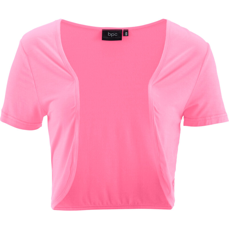 bpc bonprix collection Shirt-Bolero kurzer Arm in pink für Damen von bonprix