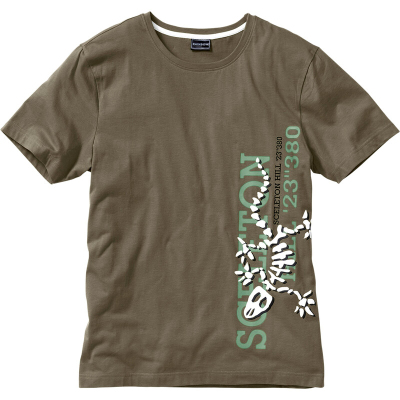 RAINBOW T-Shirt Slim Fit kurzer Arm in grün für Herren von bonprix