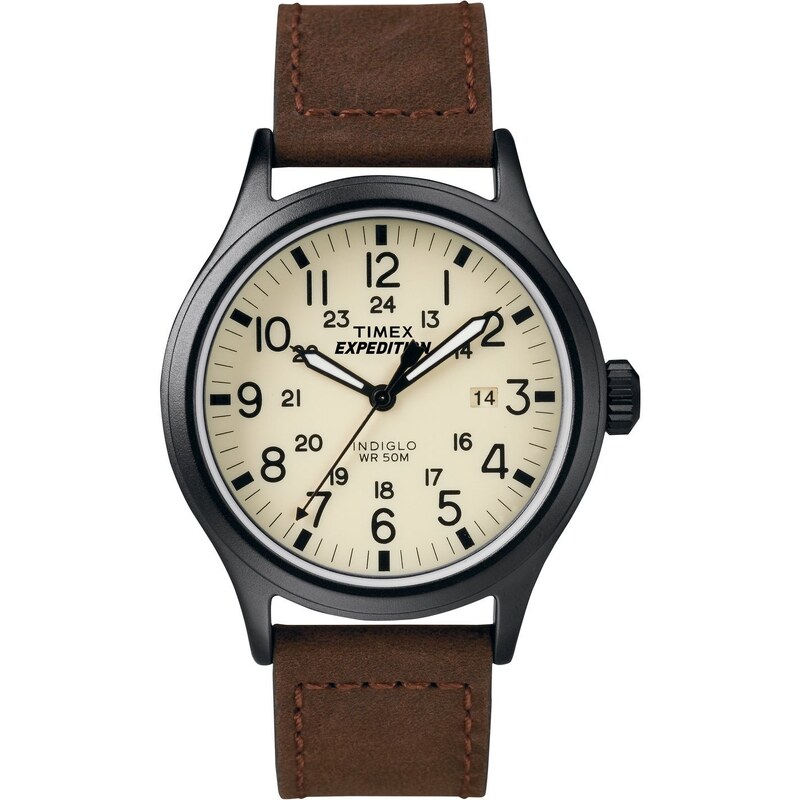 Timex Scout - Uhr mit Lederarmband - braun