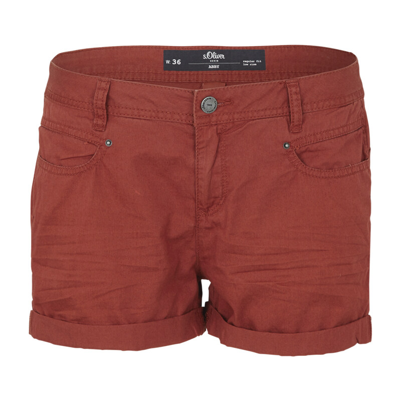 s.Oliver Regular: Lockere Shorts aus Colored Denim
