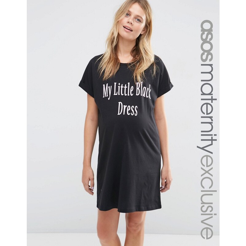 ASOS Maternity - My Little Black Dress - Nachthemd - Schwarz
