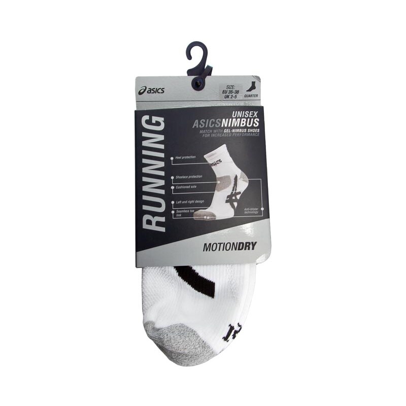 Hohe Socken Unisex ASICS - Nimbus Sock 123433 Real White 9001