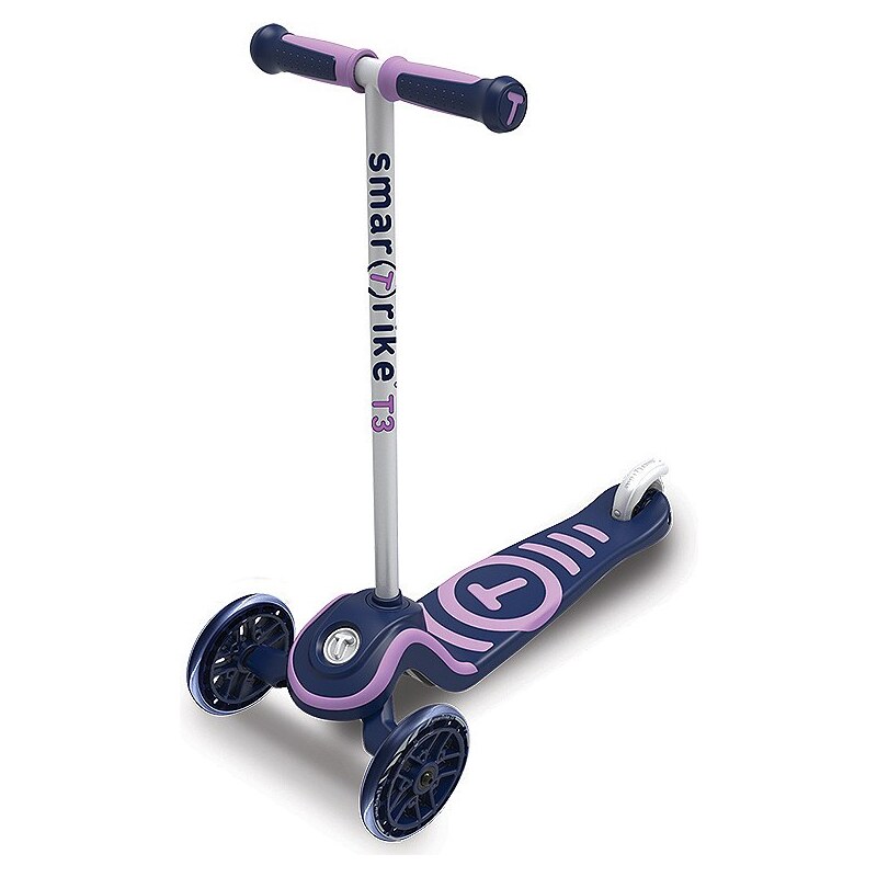 SmarTrike® Scooter mit Federstahlbremse, »T3 pink«