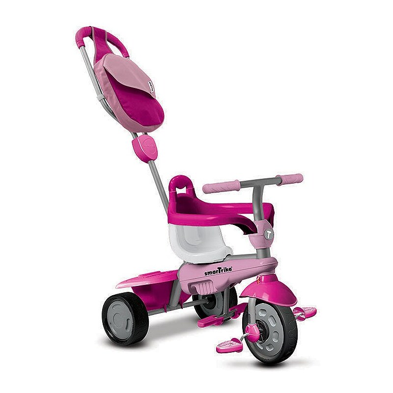SmarTrike® Dreirad mit Stoßdämpfer, »Breeze GL Touch Steering® 3 Trikes in 1, pink«