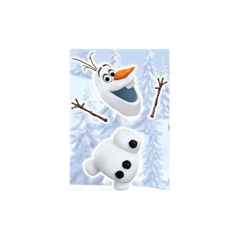Wandsticker Frozen Olaf 50/70 cm KOMAR weiß