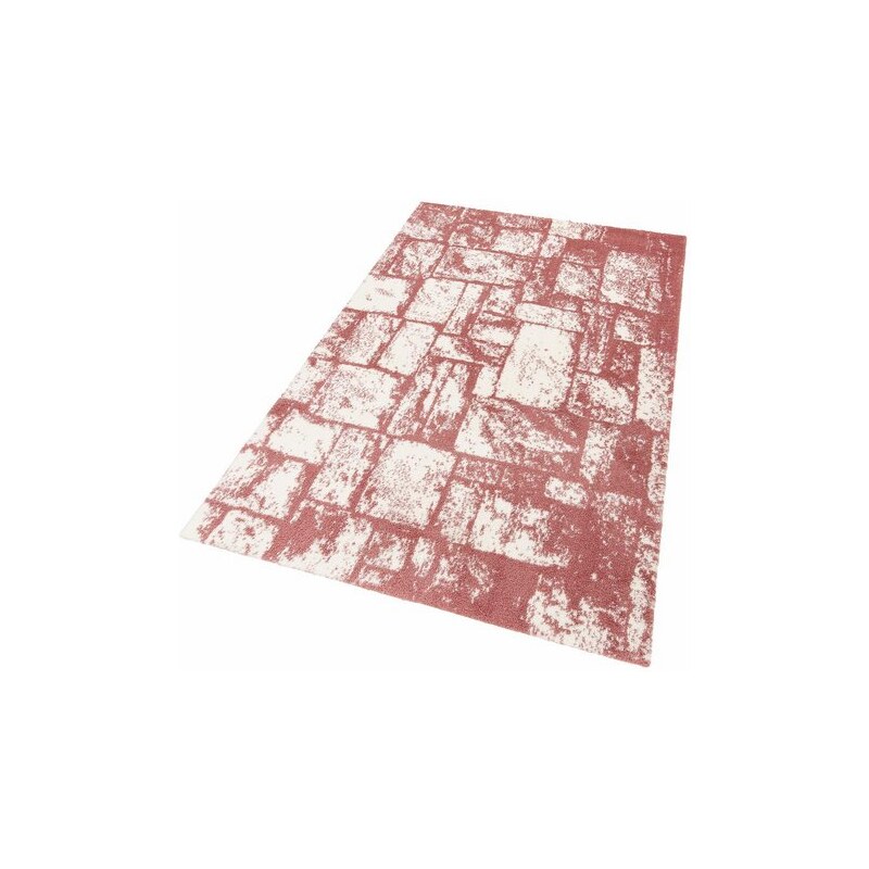 Hochflor-Teppich Ellen Höhe 32 mm gewebt MY HOME rosa 1 (60x90 cm),2 (80x150 cm),3 (120x180 cm),4 (160x230 cm),5 (200x200 cm),6 (200x300 cm),7 (240x320 cm)
