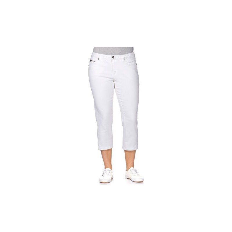 Damen Denim Schmale Stretch-Jeans SHEEGO DENIM weiß 40,42,44,46,48,50,52,54,56,58