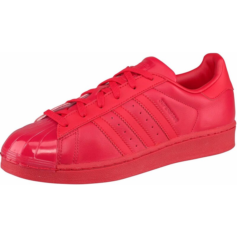 Große Größen: adidas Originals Sneaker »Superstar Glossy To«, rot, Gr.36-43