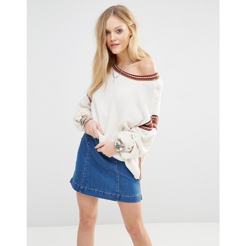 Free People - Trudy - Pullover - Cremeweiß