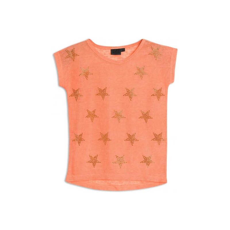 GATO NEGRO Mädchen T-Shirt figurnah orange