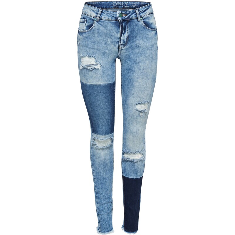 ONLY Ultimate reg patch Skinny Fit Jeans