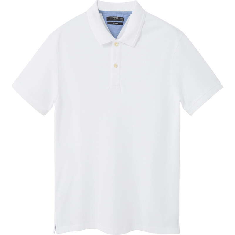 MANGO MAN Slim Fit Polo-Shirt Aus Baumwoll-Piqué