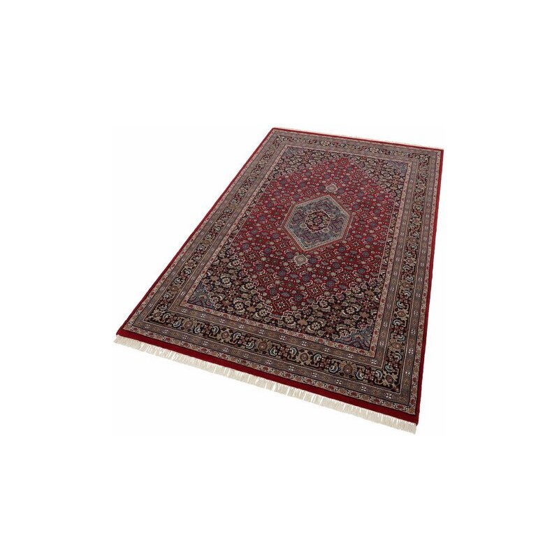 Orient-Teppich exklusiv Benares Bidjar handgeknüpft ca. 155.000 Knoten/m² THEKO EXKLUSIV rot 2 (70x140 cm),3 (120x180 cm),31 (90x160 cm),4 (170x240 cm),6 (200x300 cm)
