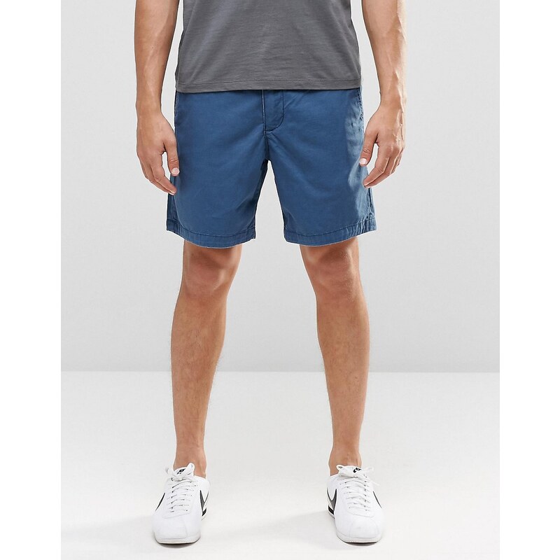 Abercrombie & Fitch - Marineblaue Shorts in Prep Fit - Marineblau