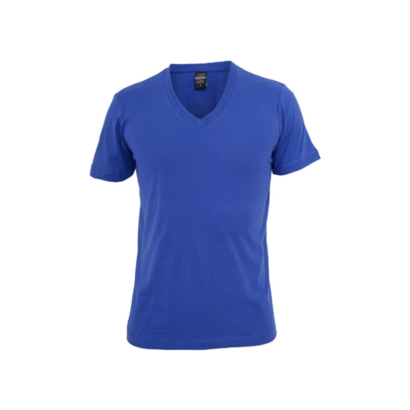 Urban Classics Basic-T-Shirt Unifarben - Blau - XL