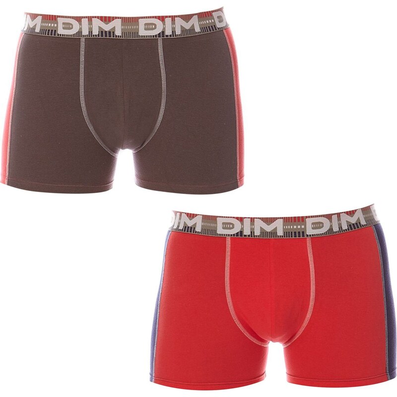 Dim Sous vêtement Homme 3D Flex Dynamic - 2-er Pack Boxershorts - rosa