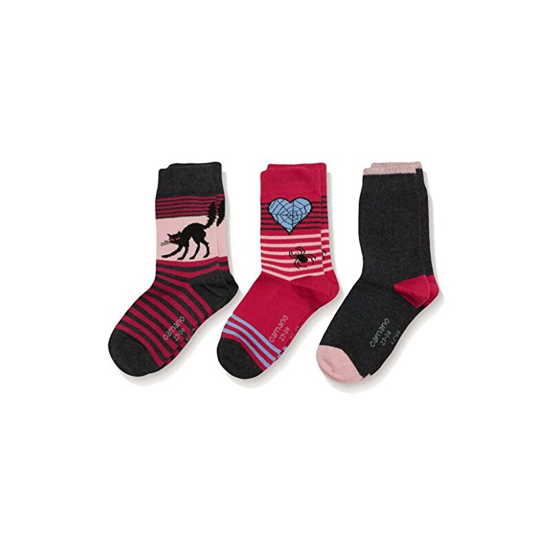 Camano Mädchen Jungen und Fashion Socks, 3er Pack